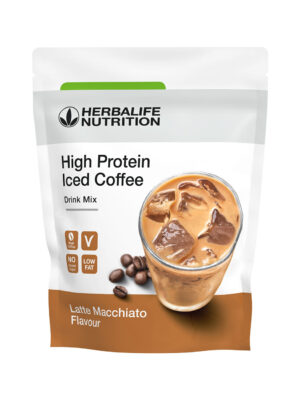 High Protein Iced Coffee latte machiato