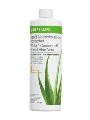 Aloes-Herbalife-Koncentrat-Aloesowo-Ziolowy,-smak-mango Napój aloesowo-ziołowy koncentrat, smak mango, 473 ml