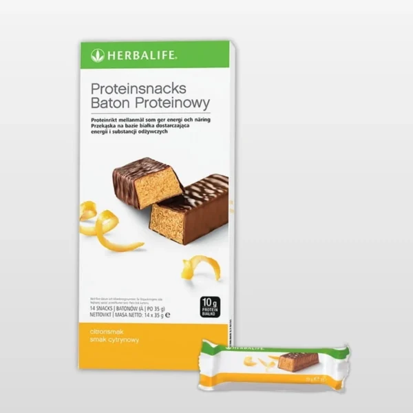Baton proteinowy, smak cytrynowy, 14 szt.