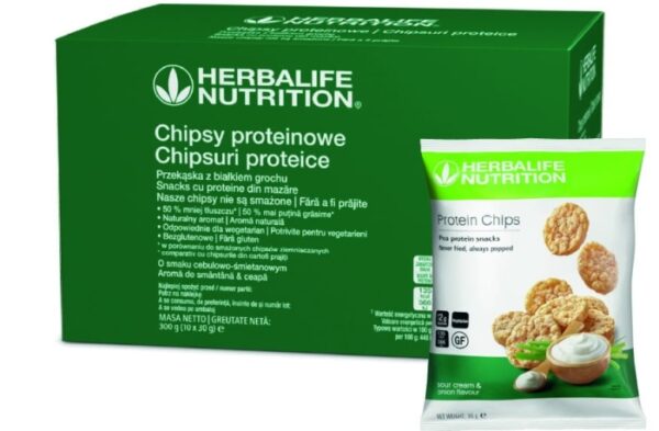 Chipsy proteinowe o smaku cebulowo-śmietanowym