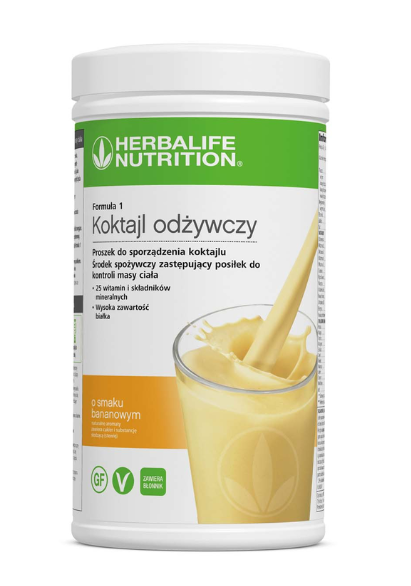 F1-Koktajl-odzywczy-o-smaku-bananowym---Herbalife F1 Koktajl odżywczy o smaku bananowym 550 g