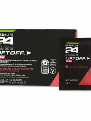 H24 LiftOff Max, smak grejpfrutowy, 10 saszetek