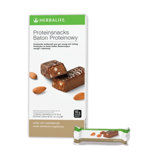 Herbalife-Baton-proteinowy-waniliowo-migdalowy-14szt Baton proteinowy, smak waniliowo-migdałowy, 14 szt.
