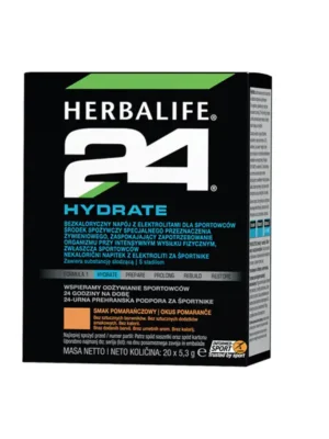 H24 Hydrate, smak pomarańczowy, 20 saszetek