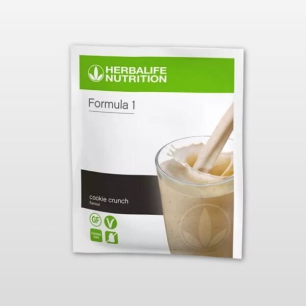 Koktajl-Formula-1-Herbalife-ciasteczkowy-7-saszetek F1 Koktajl odżywczy o smaku ciasteczkowym, 7 saszetek