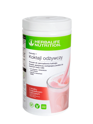 F1 Koktajl odżywczy o smaku truskawkowo-malinowym 550 g